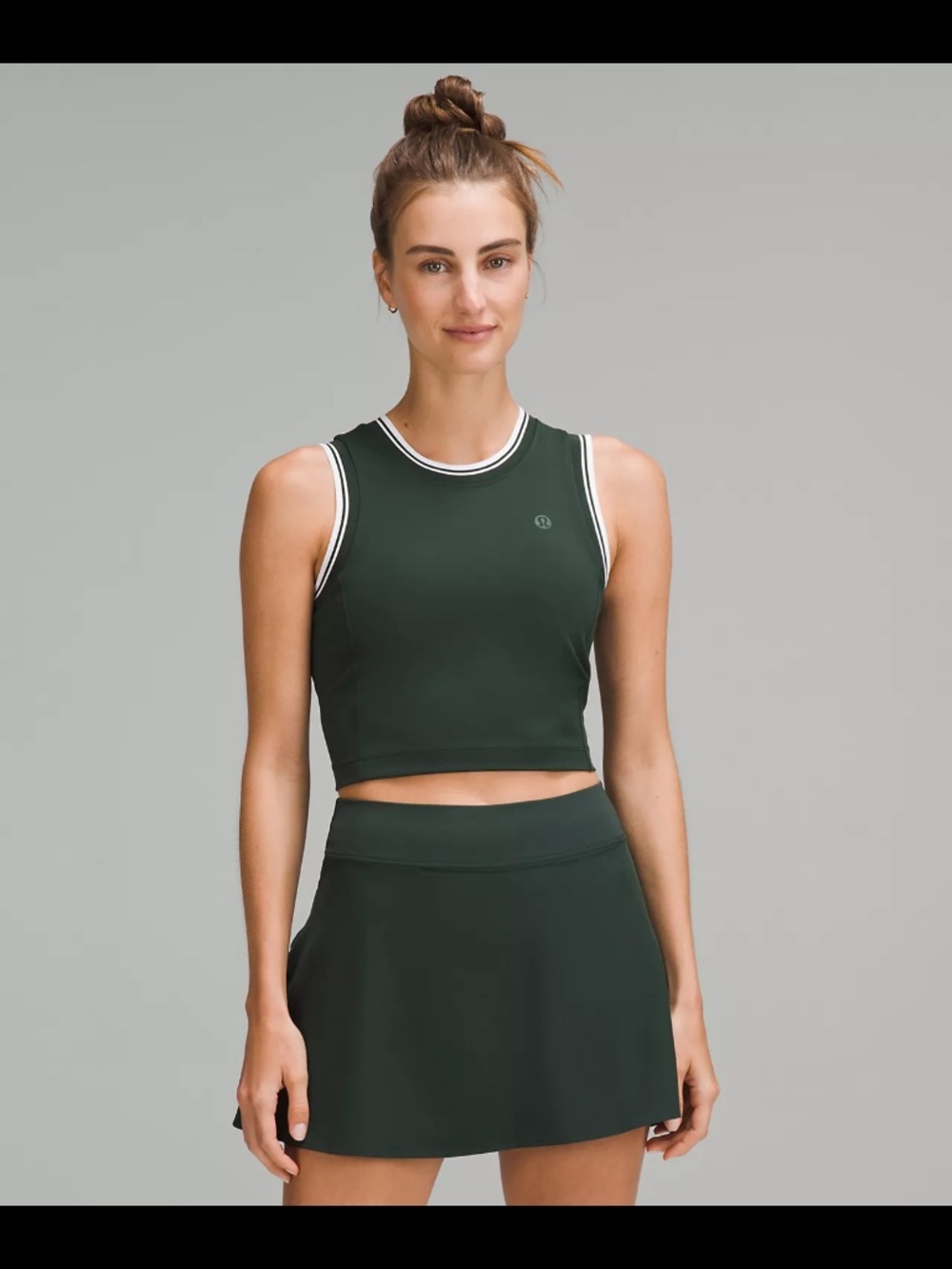 Lululemon Varsity Scoop-Neck Cropped Tennis Tank